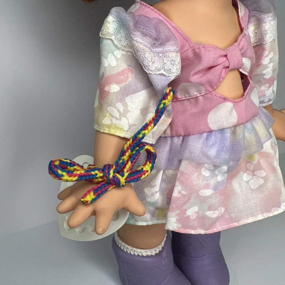Vintage 1990 Galoob Baby Face So Shy Sherri #9 Complete Original Outfit Heart